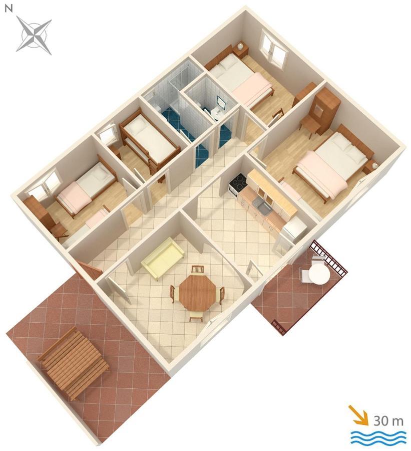 Seaside House For Families With Children Cove Tvrdni Dolac, Hvar - 2057 Gdinj Екстериор снимка