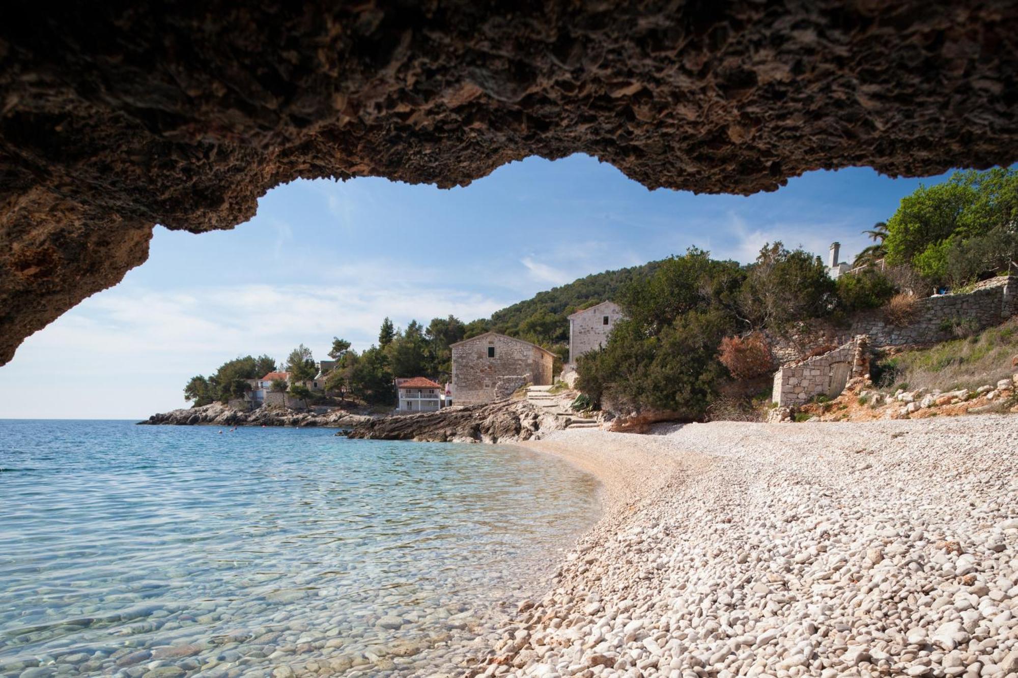Seaside House For Families With Children Cove Tvrdni Dolac, Hvar - 2057 Gdinj Екстериор снимка